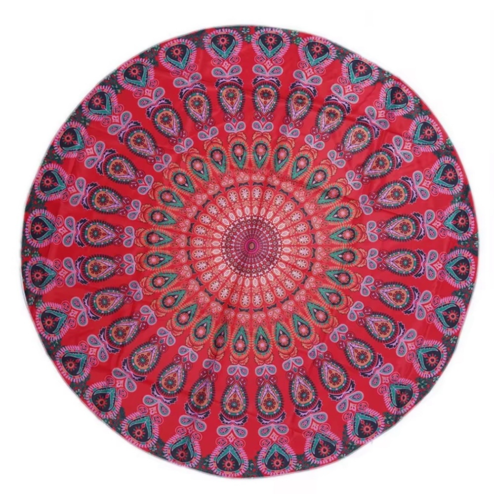 Boho Colorful Paisley Pattern Fabric Tapestry - Picture 2 of 4
